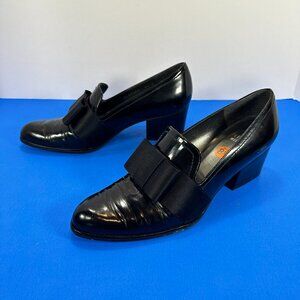 Women's Shoes, Stuart Weitzman Black 90s Tuxedo Loafers USA Size 8.5